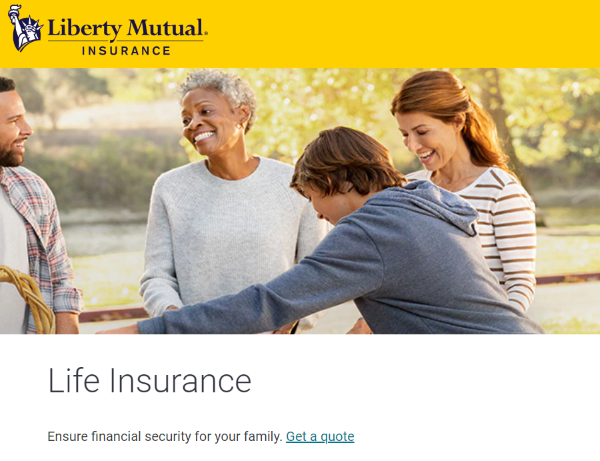 Liberty Mutual's home page