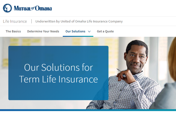 Mutual of Omaha's insurance offerings