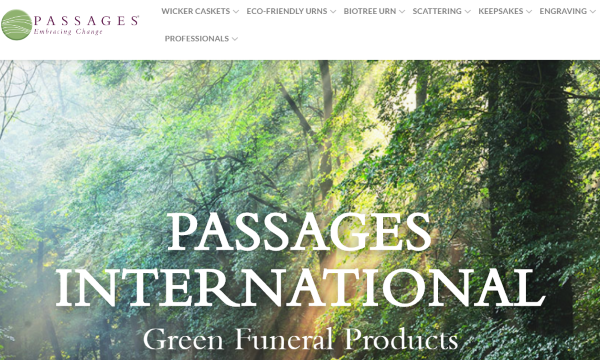 Passages International's homepage