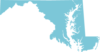 Maryland state graphic