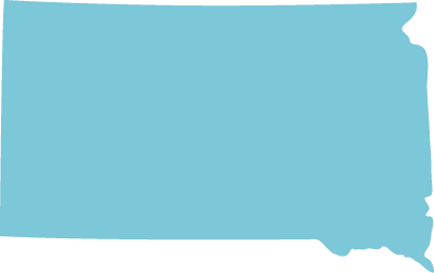 South Dakota state graphic