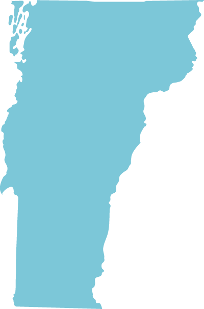 Vermont state graphic
