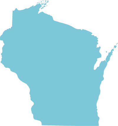 Wisconsin state graphic